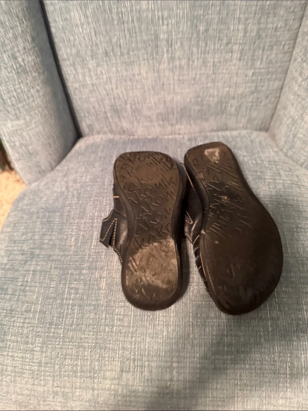 Romika black clogs